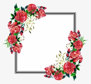 Floral Frame Png, Transparent Png, Free Download