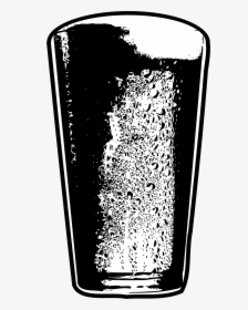 Pint Of Beer Detailed Black And White Clip Arts - Black And White Pint, HD Png Download, Free Download