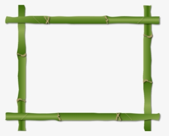 Borders And Frames Clip Art Flower Boarder - Bamboo Frame Clipart Png, Transparent Png, Free Download