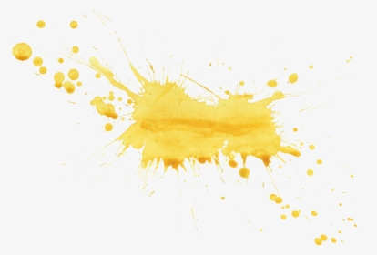 Gold Paint Splatter Png - Watercolor Paint Splash Png, Transparent Png, Free Download