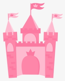 Disney Princesses Clipart Clip Art - Pink Castle, HD Png Download, Free Download