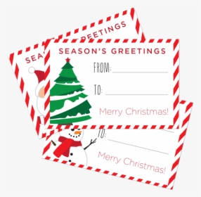 Christmas Gift Tags Christmas Gift Tags - Christmas Tree, HD Png Download, Free Download