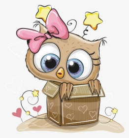 Transparent Box Clipart Png - Baby Shower Owl Girl, Png Download, Free Download