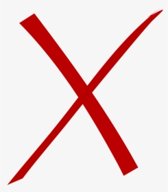 Red X Png Circle - Drawn Transparent Red Cross Png, Png Download, Free Download