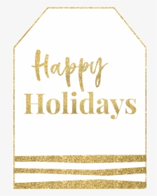 Gold Free Printable Christmas To From Tags - Calligraphy, HD Png Download, Free Download
