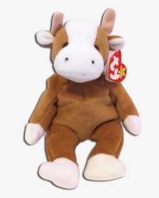 Beanie Babies Png - Cow Stuffed Animal Ty, Transparent Png, Free Download