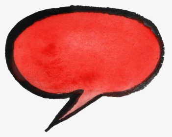 Red Speech Bubble Png, Transparent Png, Free Download