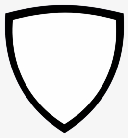 Download Free Shield Vectors Icon - Shield Logo Black And White, HD Png Download, Free Download