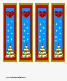 Cute Christmas Bookmarks, HD Png Download, Free Download