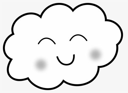 Cute Cloud - Coloring Book - Cloud, HD Png Download, Free Download