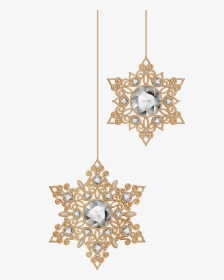 Christmas Snowflakes Ornaments Png Clip Art Image - Christmas Star Ornament Clipart, Transparent Png, Free Download