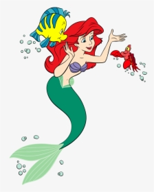 Sebastian &amp, Flounder - Disney Little Mermaid Clipart, HD Png Download, Free Download