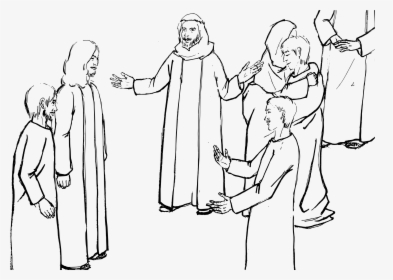 Jesus Storyd Drawing, HD Png Download, Free Download