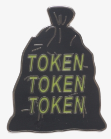Token Trash Bag Pin - Hoodie, HD Png Download, Free Download