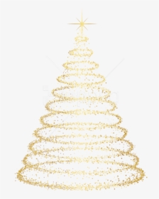 Transparent Christmas Decorating Clipart - Gold Christmas Tree Png, Png Download, Free Download