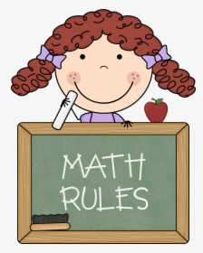 Book Clipart Math - Math Cute Clipart Teacher, HD Png Download, Free Download