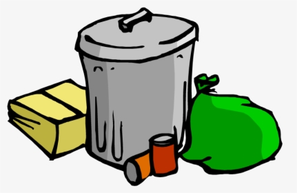 Trash Bag Clip Art - Transparent Background Garbage Clipart, HD Png Download, Free Download