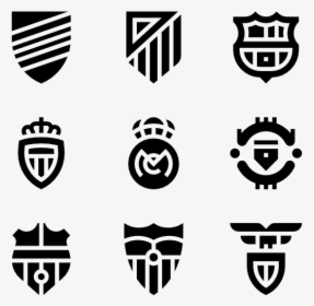Football Shields - Football Club Icon Png, Transparent Png, Free Download