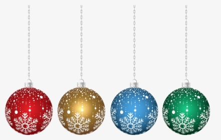 Transparent Hanging Christmas Ornaments Png - Transparent Background Christmas Ornament Clipart, Png Download, Free Download