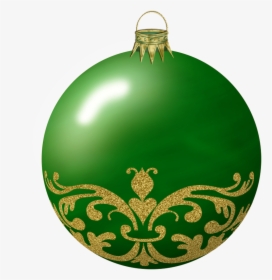 Christmas Ornament Png 14, Buy Clip Art - Green Christmas Ornaments Transparent Background, Png Download, Free Download