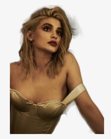 Kylie Jenner Looking Up Png Image - Kylie Jenner Photoshoot Blonde, Transparent Png, Free Download
