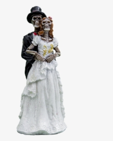Bride And Groom, Skeleton, Gothic, Isolated, White - Groom And Bride Skeletons, HD Png Download, Free Download