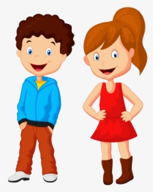 Transparent School Boy Png - Two Children Clipart, Png Download, Free Download