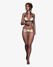 3d Woman In Bikini Png, Transparent Png, Free Download