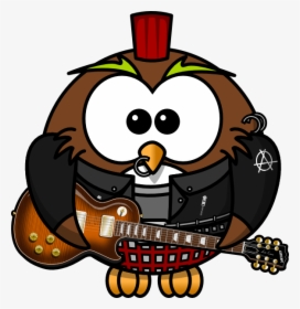 Owl Rock Star Svg Clip Arts, HD Png Download, Free Download