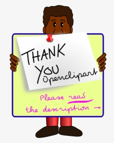 The Gg-team Is Saying Thank You To Openclipart Clip, HD Png Download, Free Download
