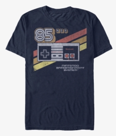 Retro Controller Nintendo T-shirt, HD Png Download, Free Download
