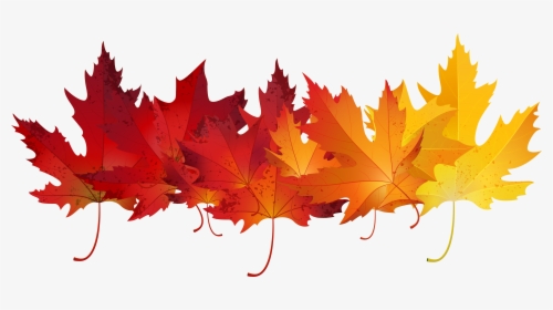 Leaves Clipart Red Fall Leaf, HD Png Download, Free Download
