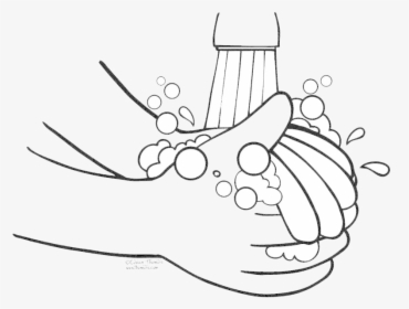 Washing Hands Wash Drawing At Free For Personal Use, HD Png Download, Free Download