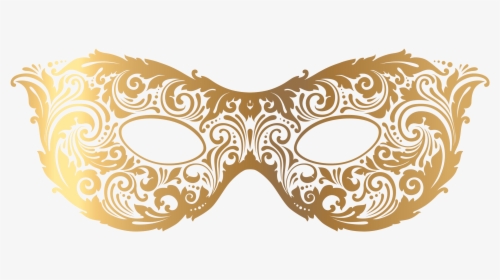 Gold Carnival Mask, HD Png Download, Free Download