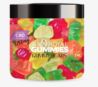 Royal Gummies 1200mg Cbd Infused Bears, HD Png Download, Free Download