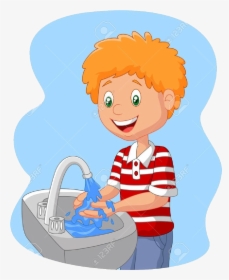 Washing Hands Child Clipart Transparent Png, Png Download, Free Download