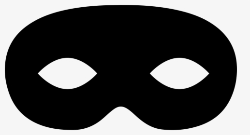 Carnival Mask Black Rounded Shape, HD Png Download, Free Download