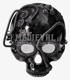Black And Gray Mens Masquerade Mask, HD Png Download, Free Download