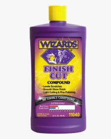 Wizards Finish Cut No Swirls Compound, 32 Oz, HD Png Download, Free Download