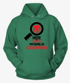Hide And Seek World Champion Hoodie Thumbnail, HD Png Download, Free Download