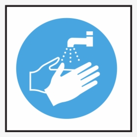 Wash Hands Symbol Notice"  Title="wash Hands Symbol, HD Png Download, Free Download