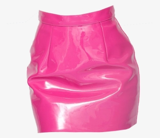 Pink Pvc Skirt Transparent Background Clothing, HD Png Download, Free Download