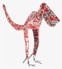Transparent Soda Can Top Png - Dinosaur Made Out Of Cans, Png Download, Free Download