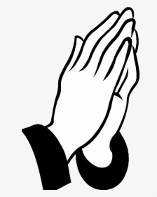 Prayer Clipart Many Interesting Cliparts - Praying Hands Black And White Clipart, HD Png Download, Free Download