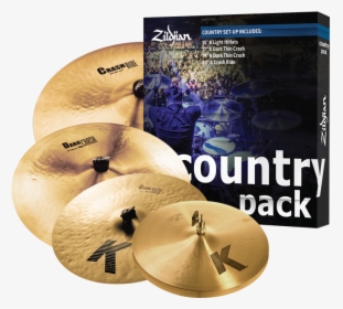 Zildjian Zildjian K Series Cymbal Pack Country - Zildjian Country Cymbal Pack, HD Png Download, Free Download