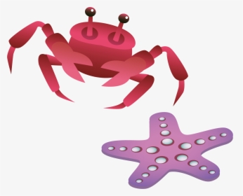 Crabs Clipart Stafish - Freshwater Crab, HD Png Download, Free Download