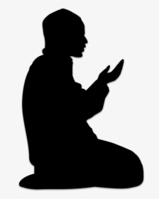 Dua Man Png Clipart Dua Prayer Islam - Muslim Man Praying Silhouette, Transparent Png, Free Download