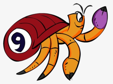 Hermit Crab Clipart Red Crab - Cute Hermit Crab Clipart, HD Png Download, Free Download