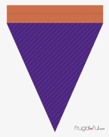 Purple Triangle Banner Png - Handkerchief, Transparent Png, Free Download