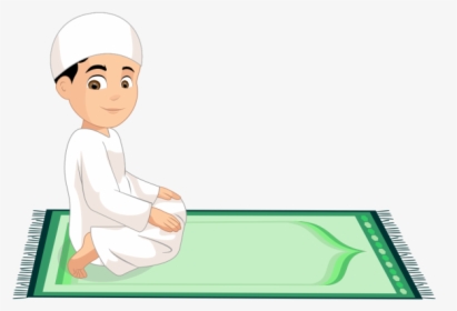 Muslim Prayer Salah Steps - Ramadan Kids Png, Transparent Png, Free Download